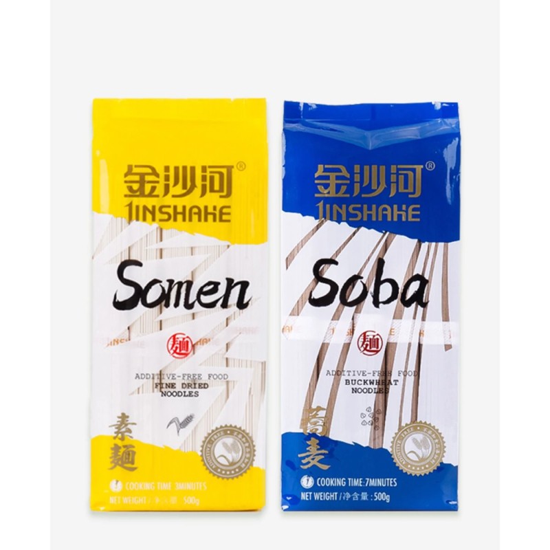 Jinshahe Somen & Soba Eriştesi (Somen & Soba Noodle Set) - 1ADET