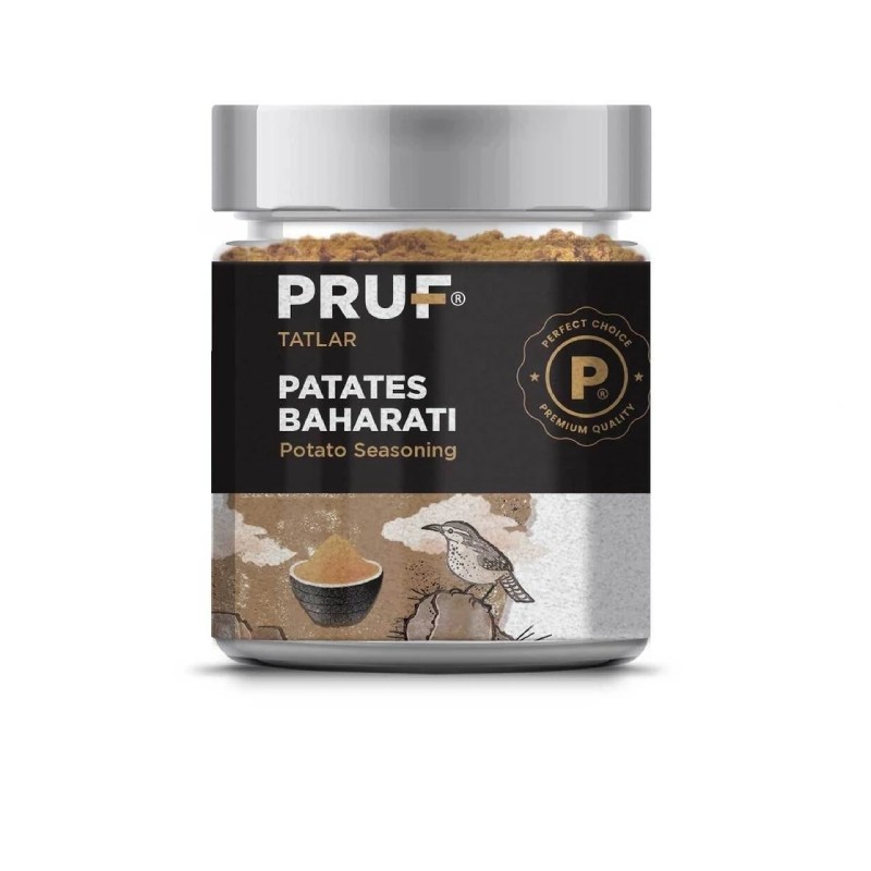 Pruf Patates Baharatı / Patato Seasoning 145 Gr. Sağlıklı Cam Kavanoz