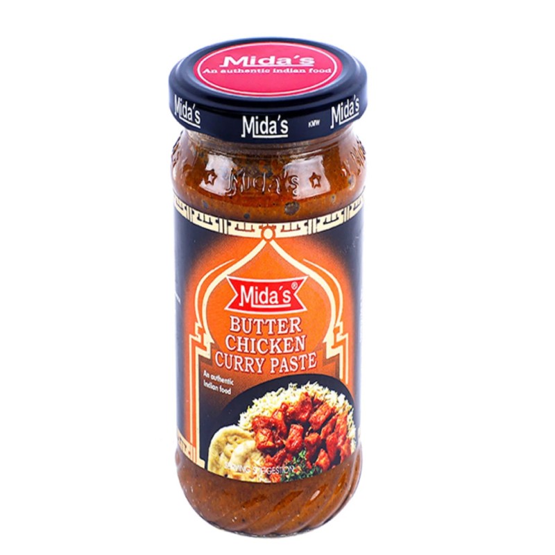 Mida's Butter Chıcken Paste 300gr (Tereyağlı Tavuk İçin Köri Ezmesi)