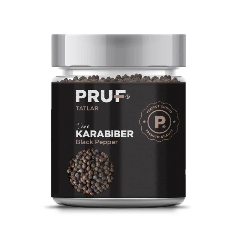 Pruf Karabiber Tane 180 Gr. Cam Kavanoz