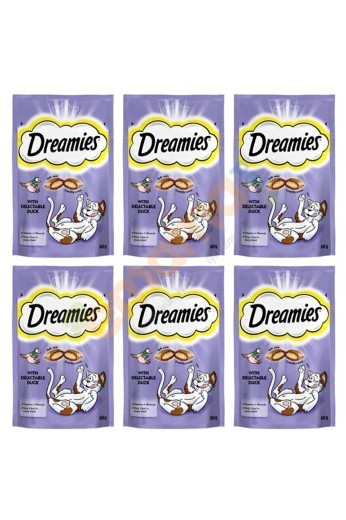 Dreamies Ördekli Kedi Ödülü 60 gr X 6 Adet