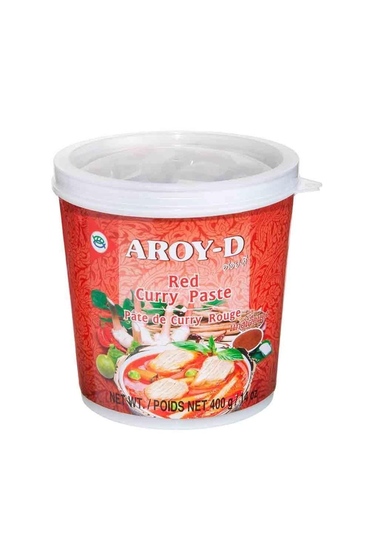 Aroy-d Kırmızı Köri Ezmesi 400 Gr 2 Adet Red Curry Paste