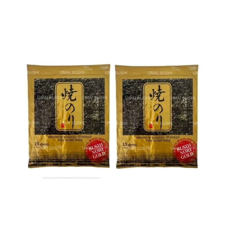 Sea Food Sushi Yosunu Yaki Sushi Nori Gold Premium 10 Yaprak X 2 Paket