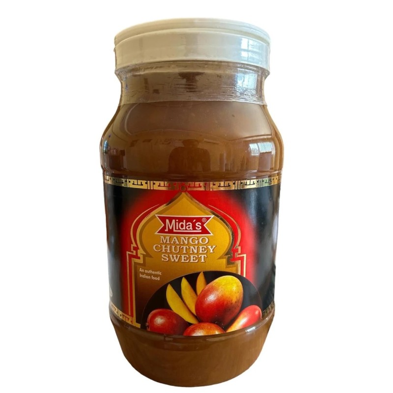 Mida's Mango Chutney Sweet 5 Kg (Tatlı Mango Sosu), Hint Sosu, Hint Mutfağı, Tatlı Sos, Sweet Souce