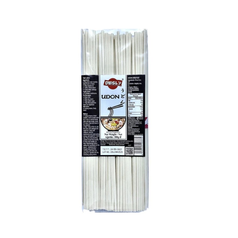 Desly Udon Erişte Noodle 300 Gr / Japon Eriştesi 300 Gr