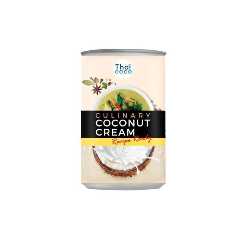 Thai Coco Yağlı Hindistan Cevizi Kreması (COCONUT MİLK CREAMER) - 400ml