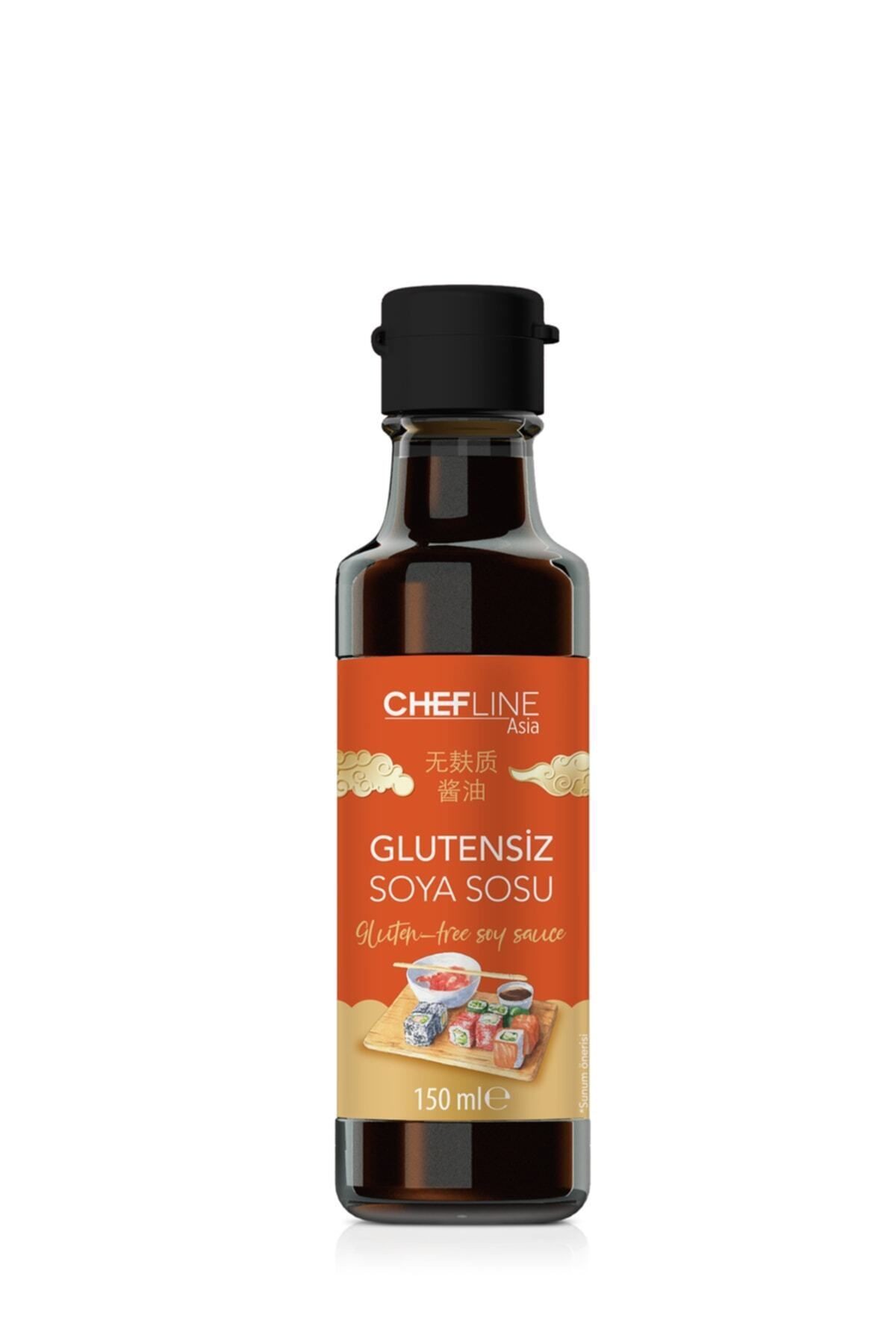 Chefline 150 Mlx4 Uzakdoğu Sos Seti, Glutensiz Soya Sosu, İstiridye Sosu, Soya Sosu ve Teriyaki Sosu