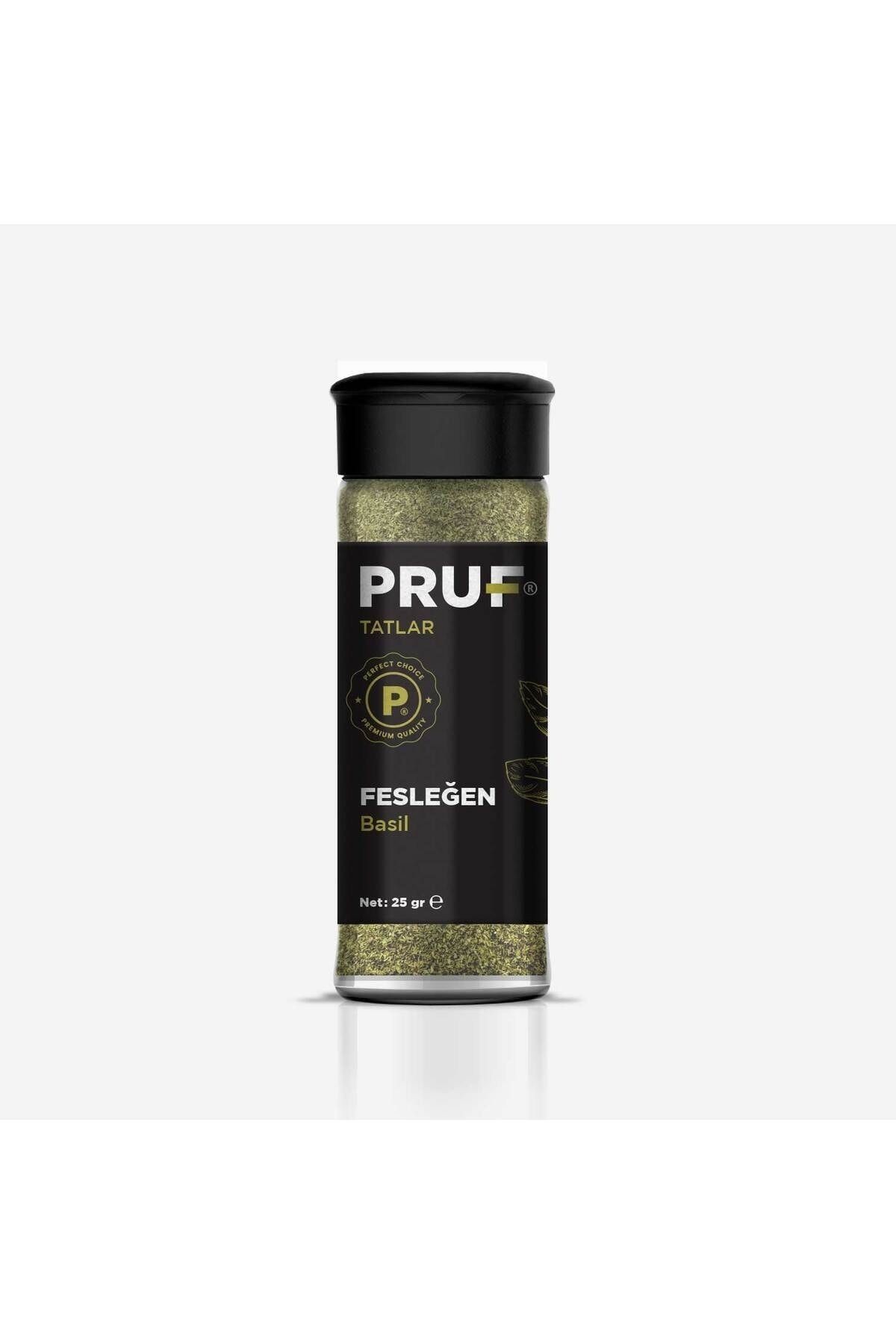 Pruf Fesleğen / Basil 25 Gr. Sağlıklı Cam Şişe