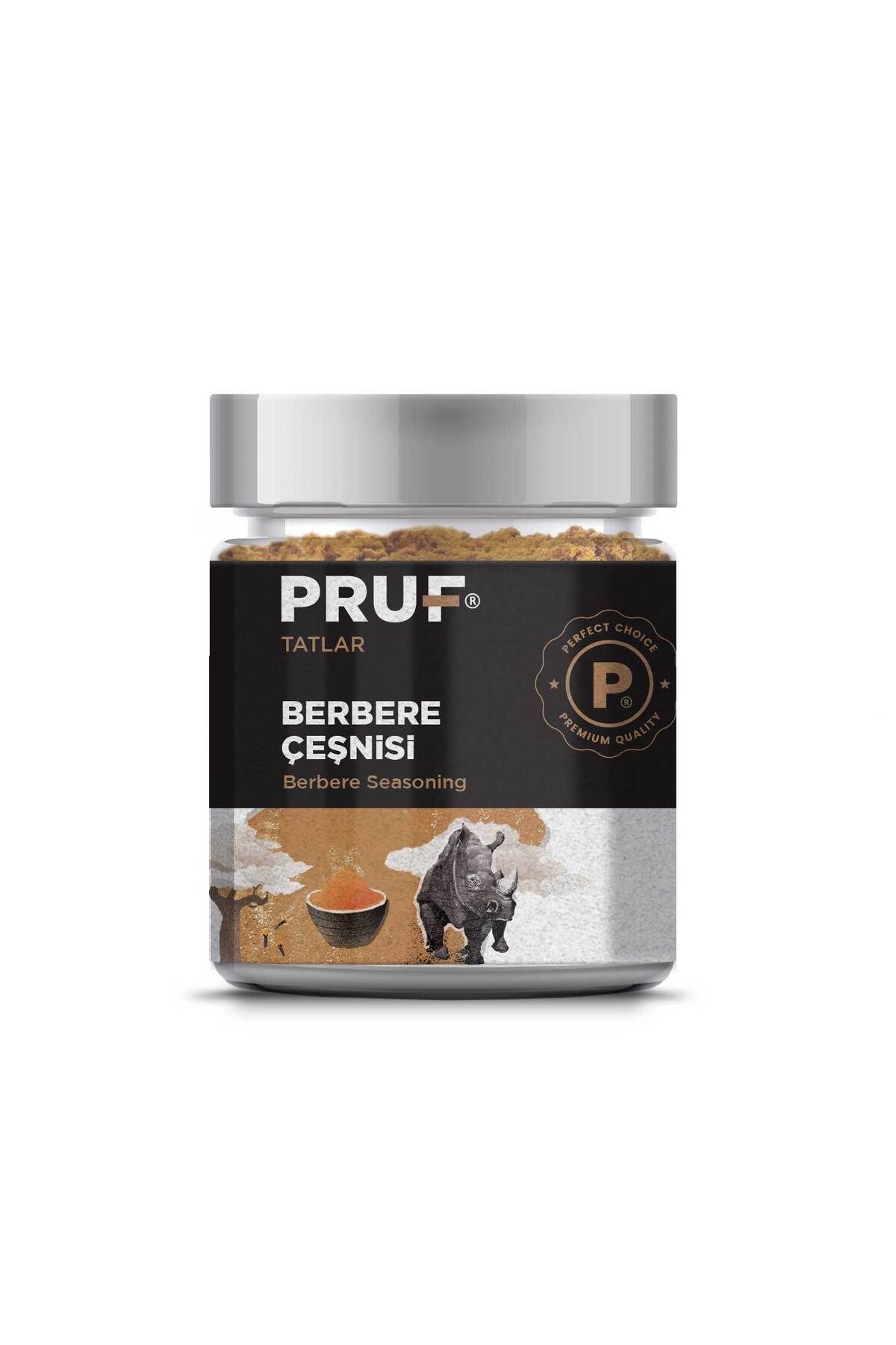 Pruf Berbere Çeşnisi / Berbere Seasoning 145 gr.Sağlıklı Cam Kavanoz