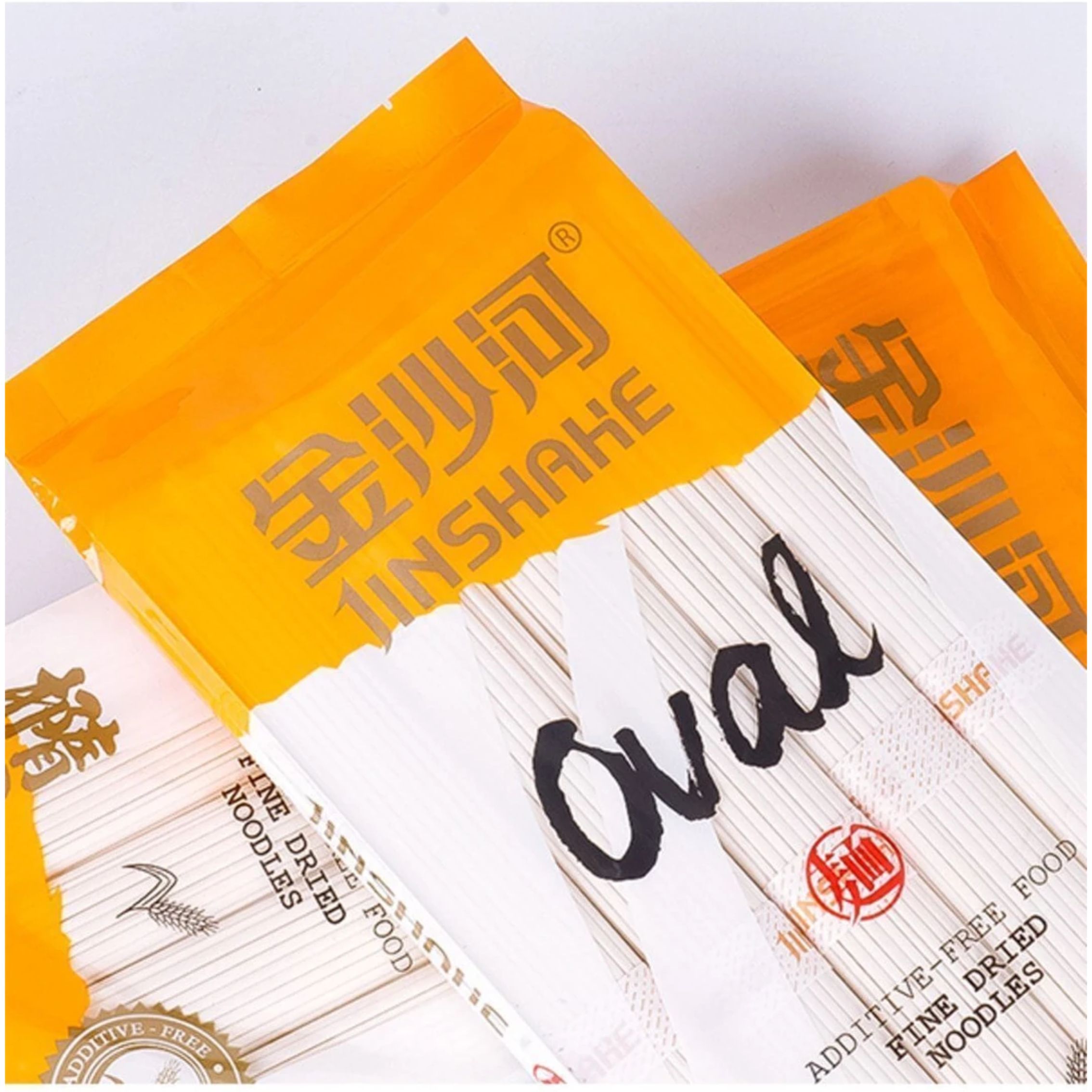 Jinshahe Oval Eriştesi ( Oval Noodle) - 500g