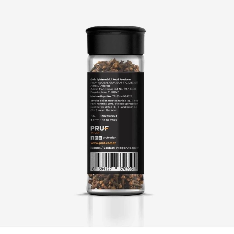 Pruf Karanfil Tane 35 Gr. Cam Kavanoz