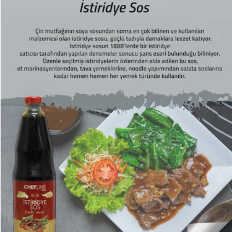 Chefline Asia Istiridye Sos Cheflina Asia 750 Ml. Oyster Sauce Stt-expiry Date:03/01/2025