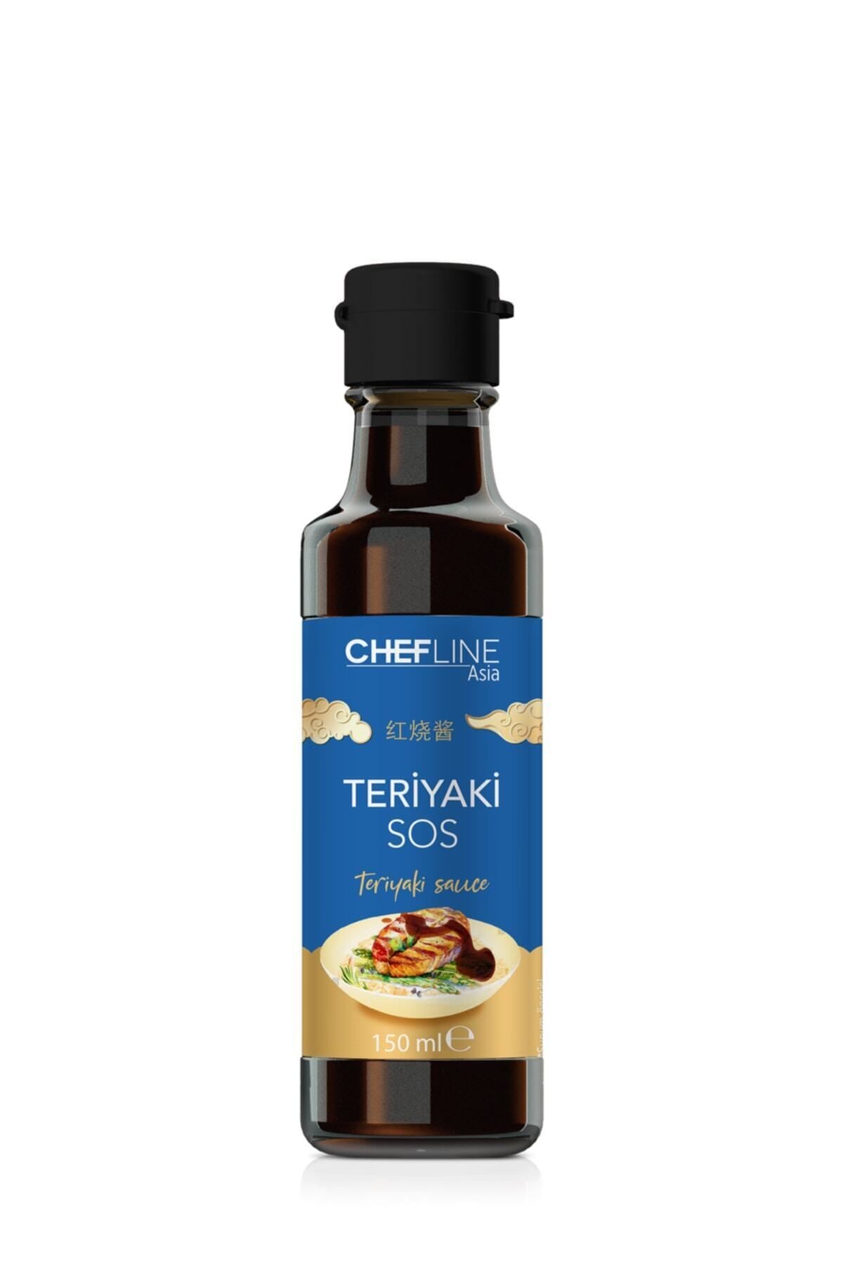 Chefline 150 Mlx4 Uzakdoğu Sos Seti, Glutensiz Soya Sosu, İstiridye Sosu, Soya Sosu ve Teriyaki Sosu