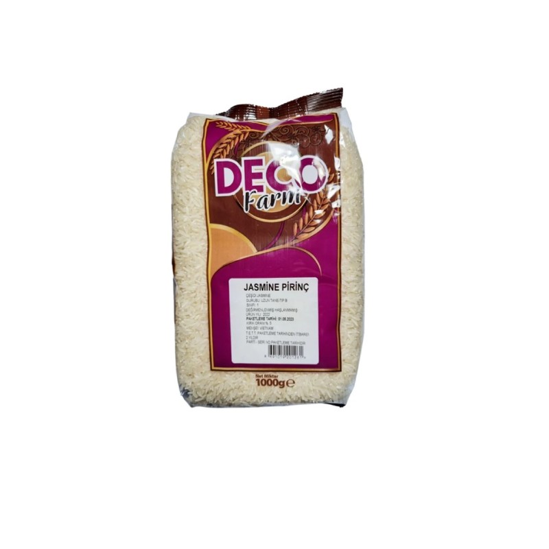 Deco Yasemin Pirinç 1kg Jasmine Rice