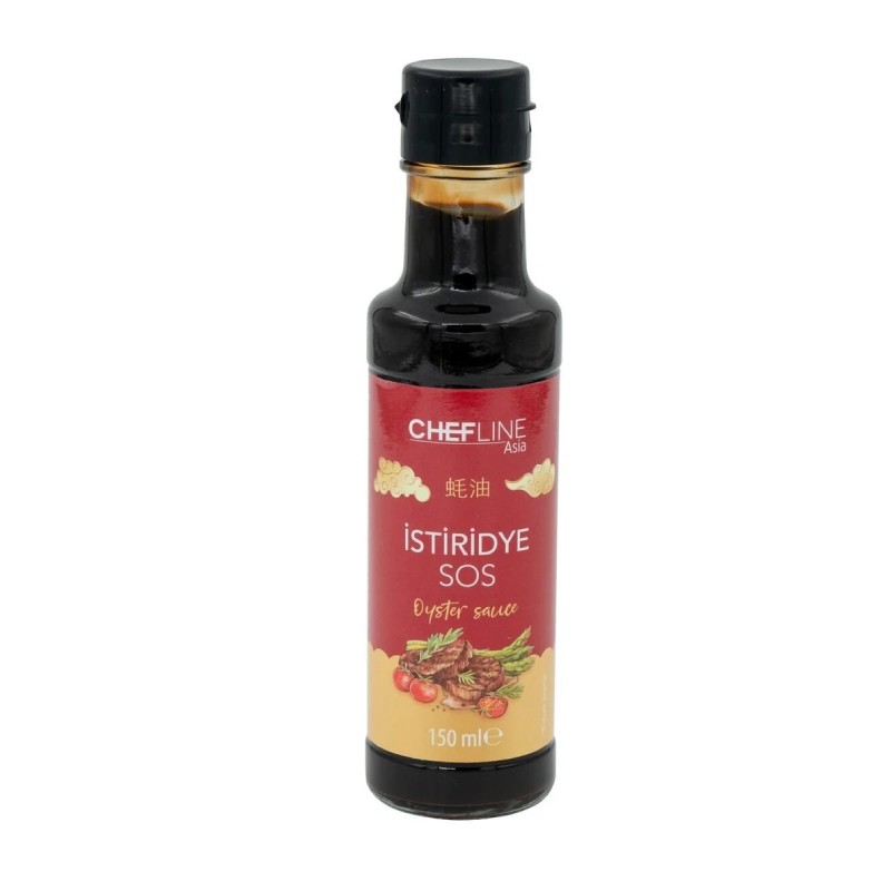 Chefline Asia Küçük Boy Uzakdoğu Sos Seti, Istiridye, Worchester, Teriyaki, Soya Sosu, Pirinç Sirkesi, Sushi Seti