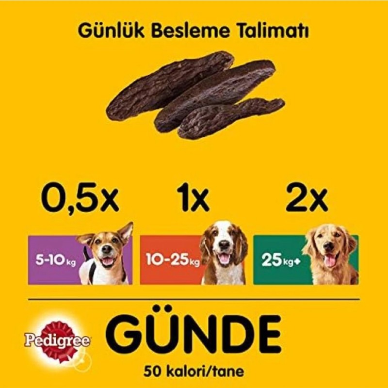 Pedigree Köpekler Için Ranchos Sığır Etli Ödül Maması 70 G