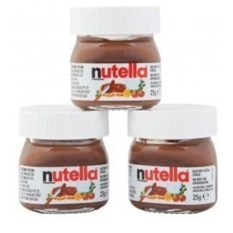 Nutella Mini Jars 25 ml X3