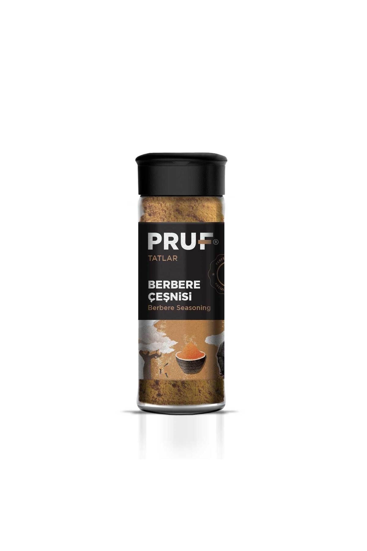 Pruf Berbere Çeşnisi 45 gr./ Berbere Seasoning 45 gr. Sağlıklı Cam Şişe