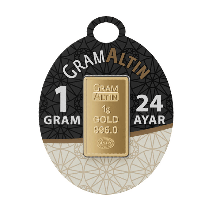 1 Gram 24 Ayar Külçe Altın