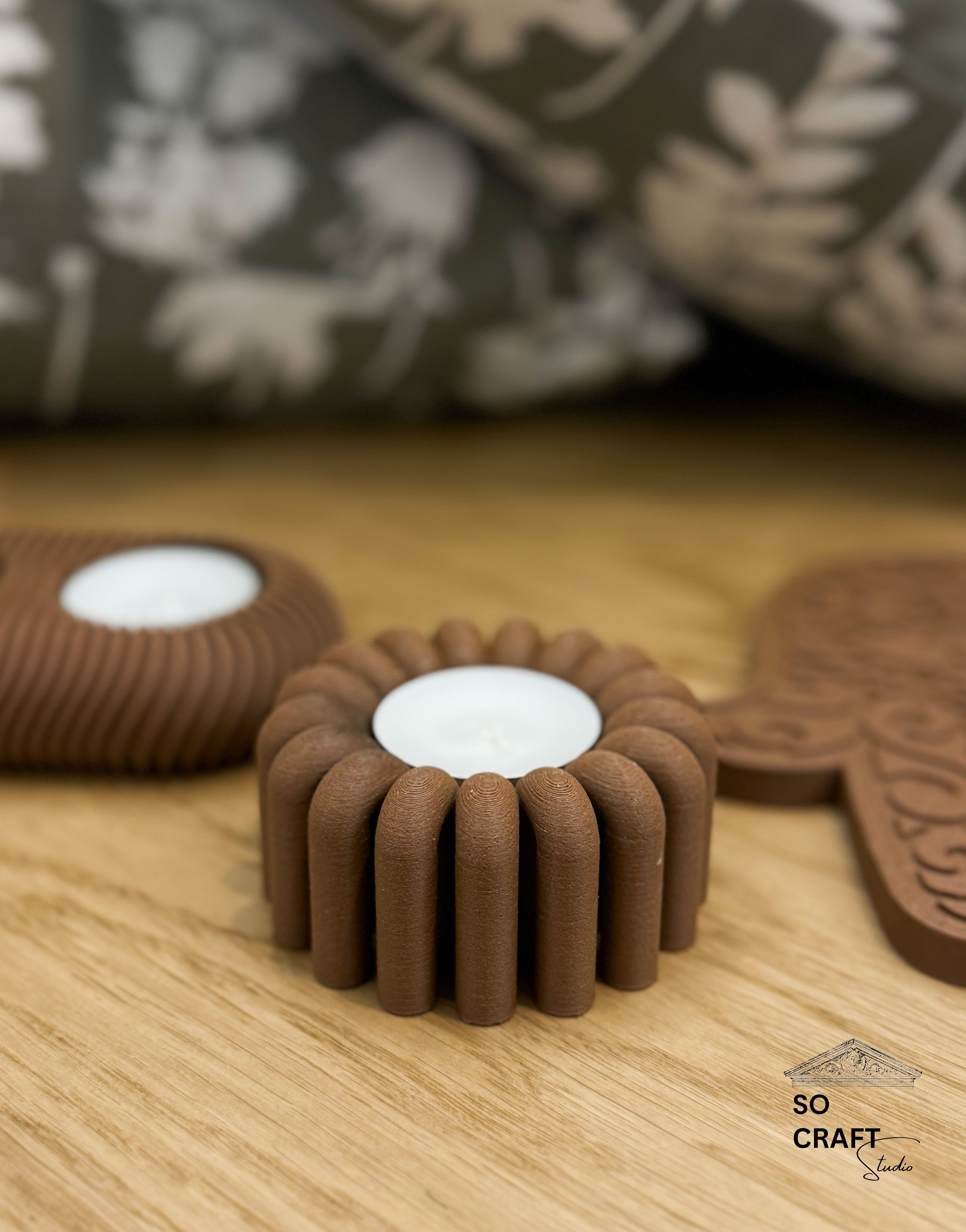 Flora Tealight Mumluk