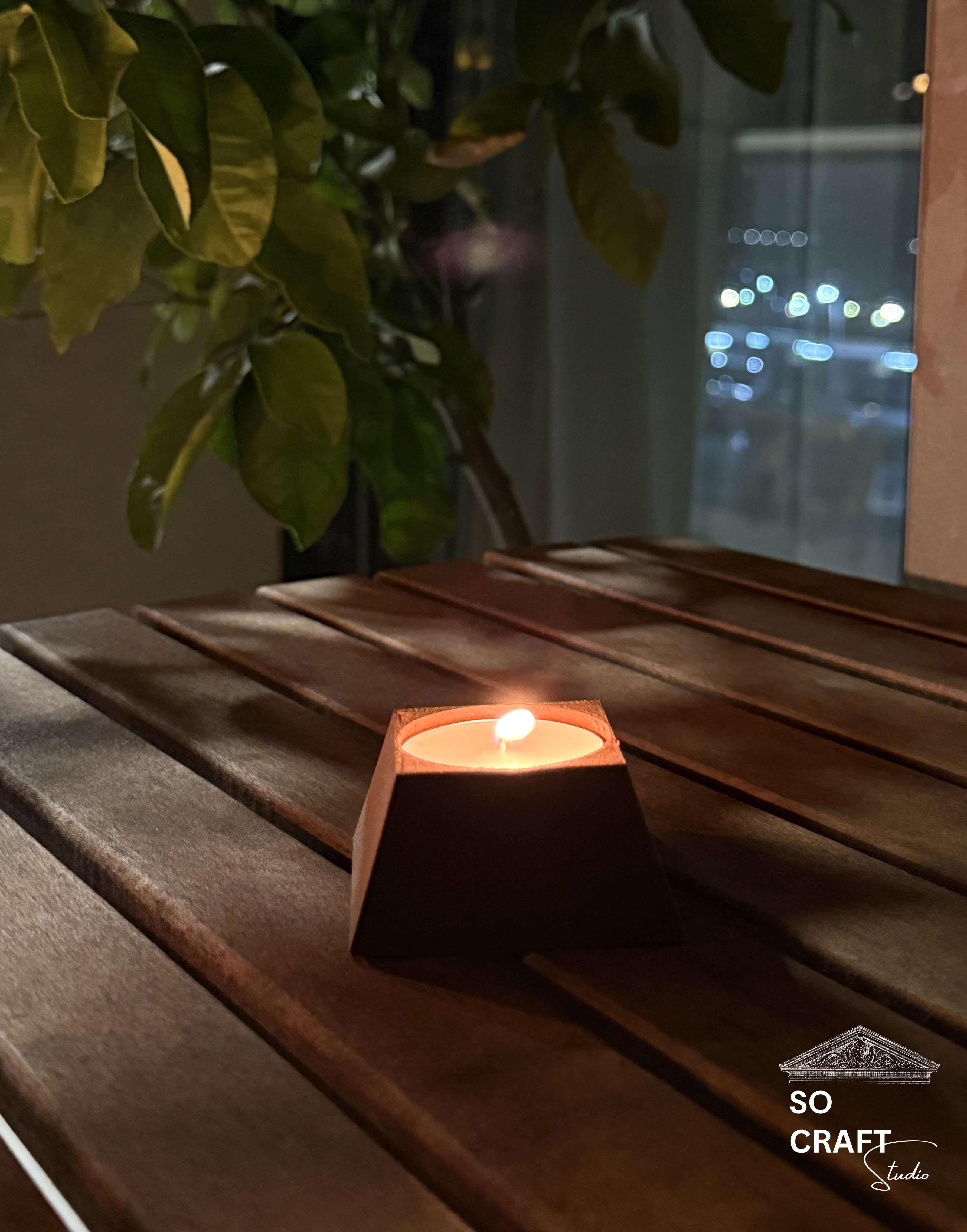 Monolith Tealight Mumluk