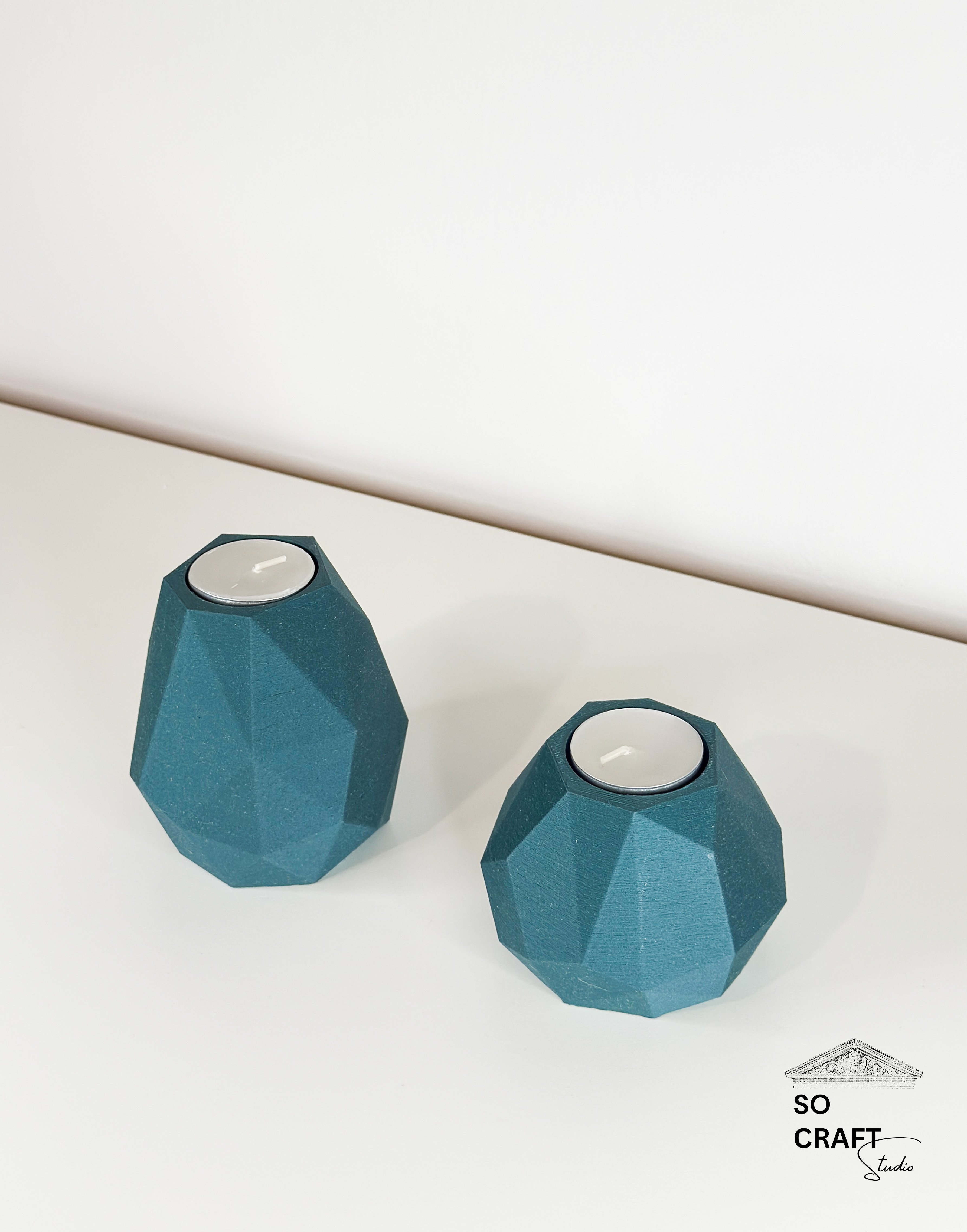 Obsidian Tealight Mumluk Seti image