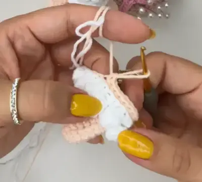 Amigurumi Lamb Keychain