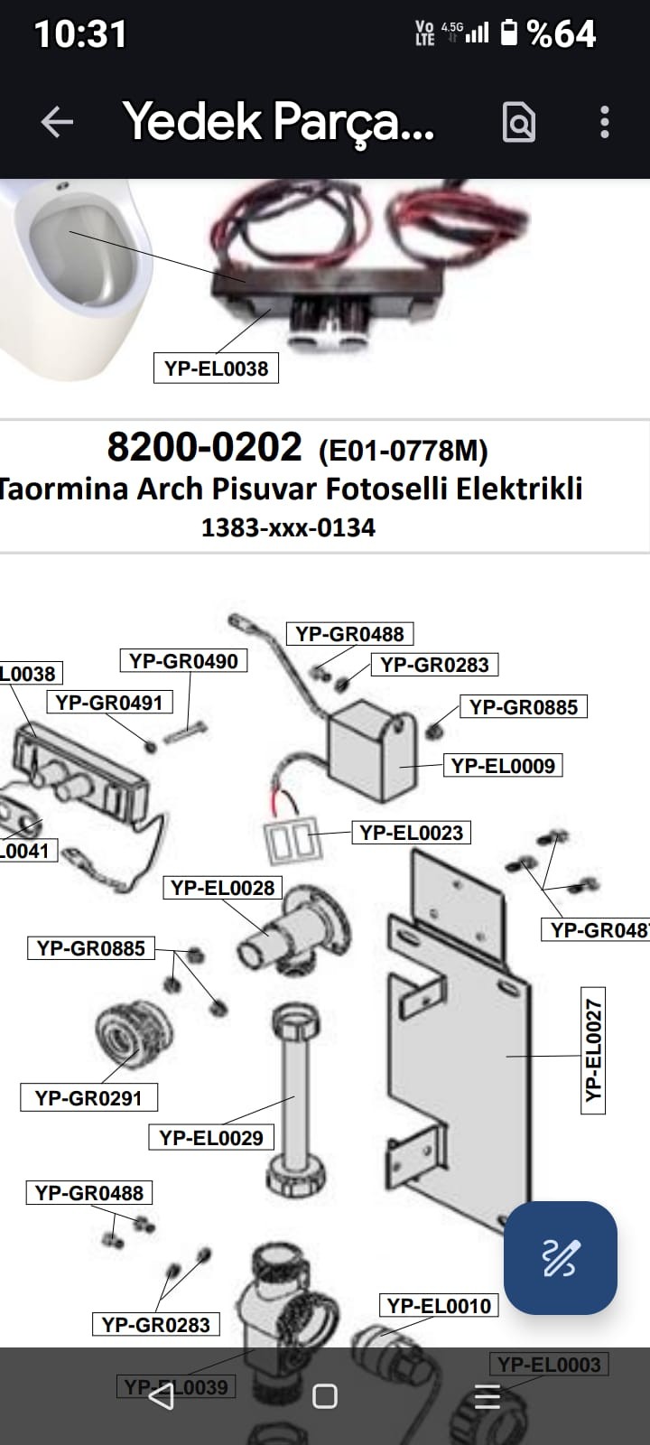 BOCCHİ ELEKTRONİK PİSUAR YIKAMA SİSTEMİ SENSÖRÜ ALGILAMA MODÜLÜ