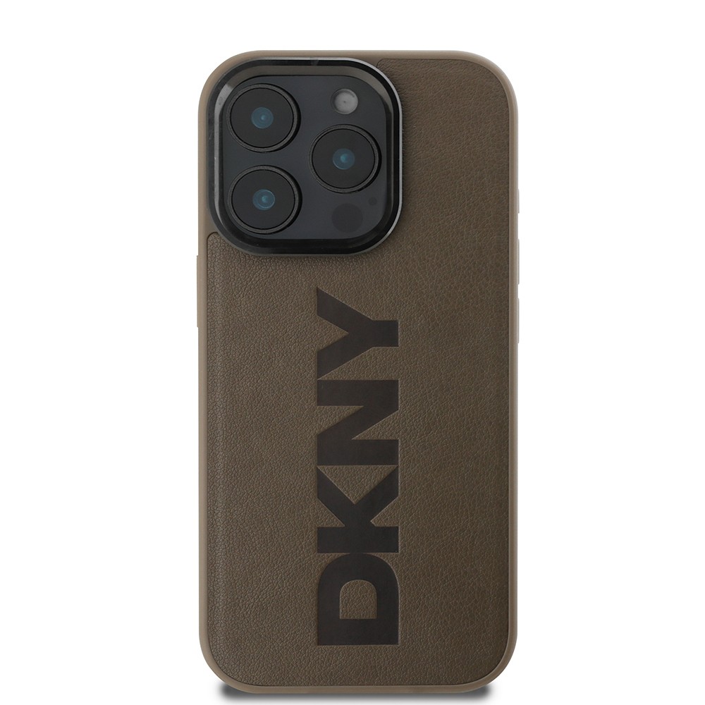 iPhone 16 Pro Max Kılıf DKNY Orjinal Lisanslı Magsafe Şarj Özellikli PU Deri Plain Kılıf