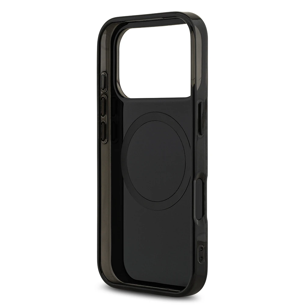 Apple iPhone 17 Pro Kılıf AMG Orjinal Lisanslı M-safe Şarj Özellikli Çift Katmanlı Kırmızı Çapraz Çizgili Kapak