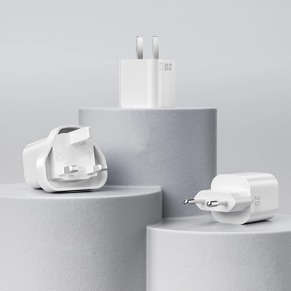 Wiwu Wi-G014 Cube Serisi GaN Tech PD Hızlı Şarj Özellikli Mini Şarj Başlığı 20W