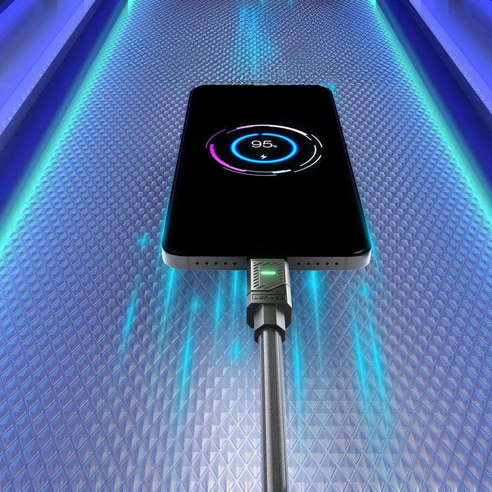 Lenyes LC506 Type-C to Type-C PD 100W Hızlı Şarj Özellikli Data ve Şarj Kablosu 1M