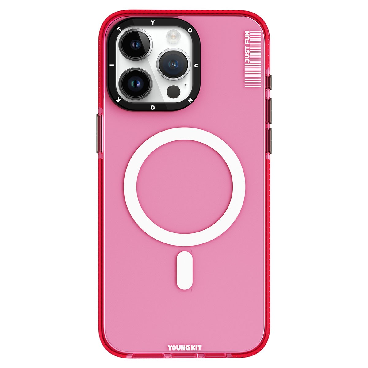 iPhone 15 Pro Kılıf Magsafe Şarj Özellikli YoungKit Crystal Color Serisi Kılıf