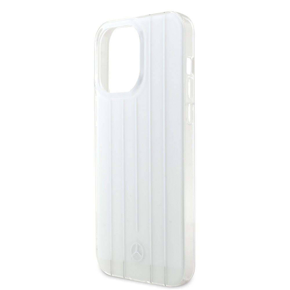Apple iPhone 14 Pro Max Mercedes Benz Orjinal Lisanslı New Urban 3 Sert PC Paralel Çizgi Desenli Kapak