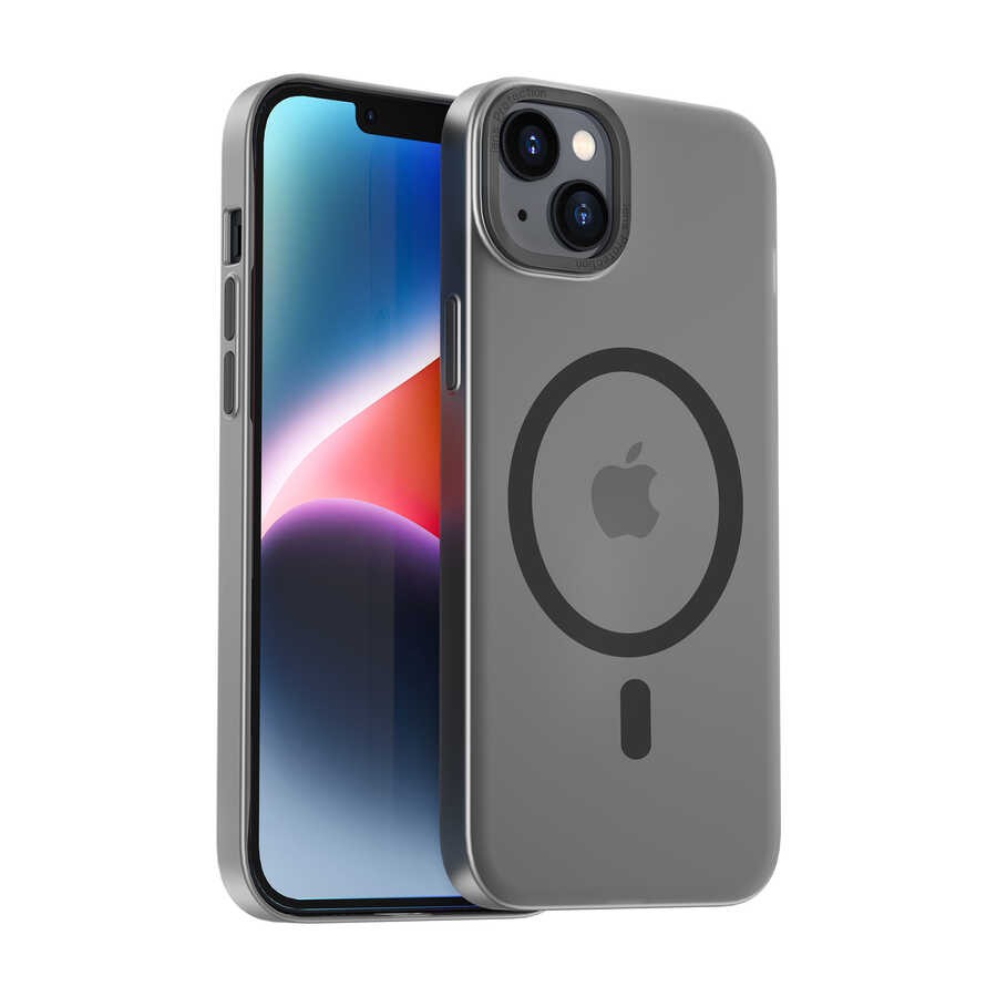 iPhone 14 Wiwu Frosted Magnetic Buzlu Sert PC Kılıf