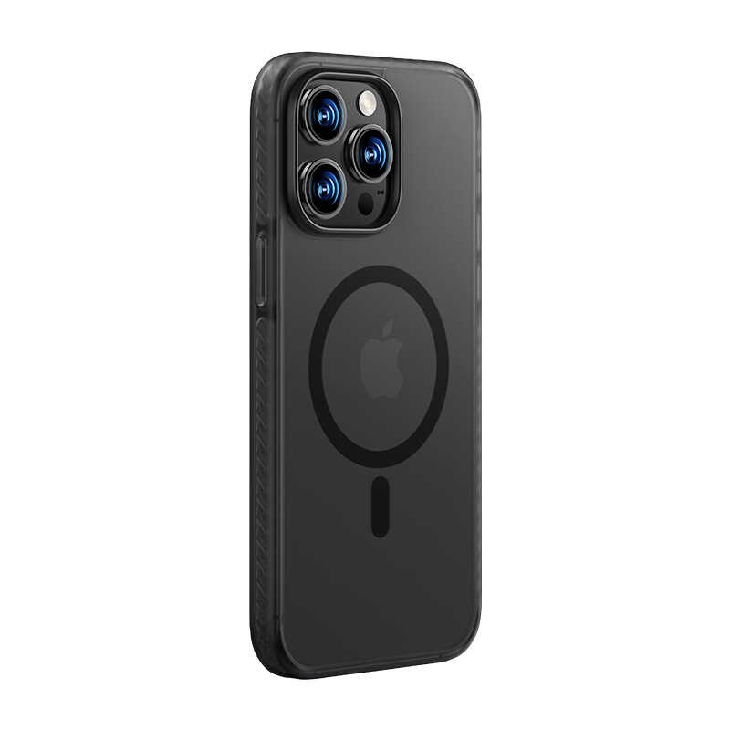 iPhone 14 Pro Max Kılıf Kenarları Silikon Airbagli Mat Arka Yüzey Benks Icesand Kılıf