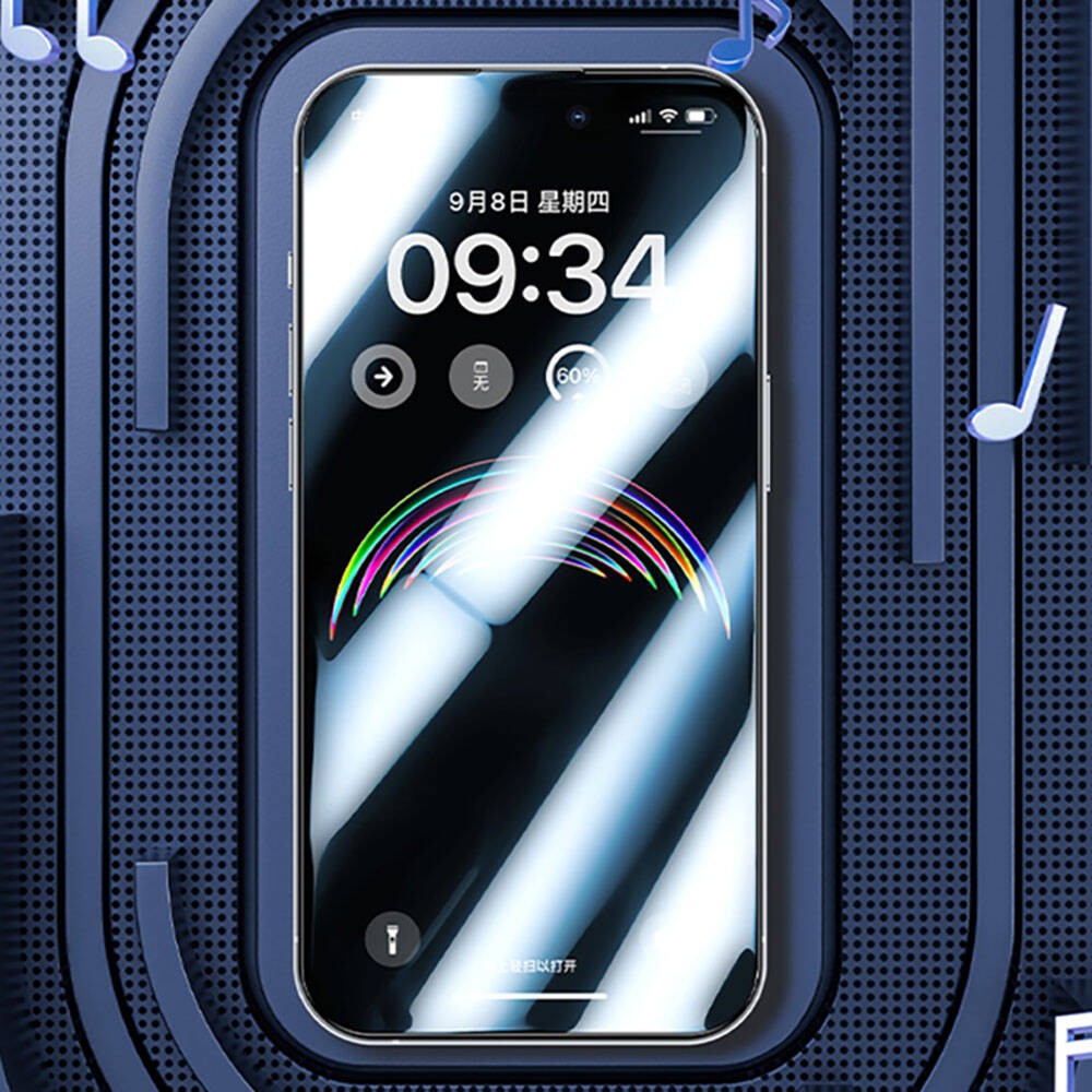 iPhone 15 Pro Benks Anti-Dust Toz Önleyici Özellikli Gaming Ekran Koruyucu