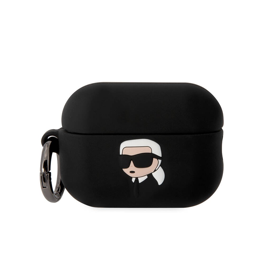 Airpods Pro 2 Kılıf Karl Lagerfeld Orjinal Lisanslı Karl 3D Silikon Kapak