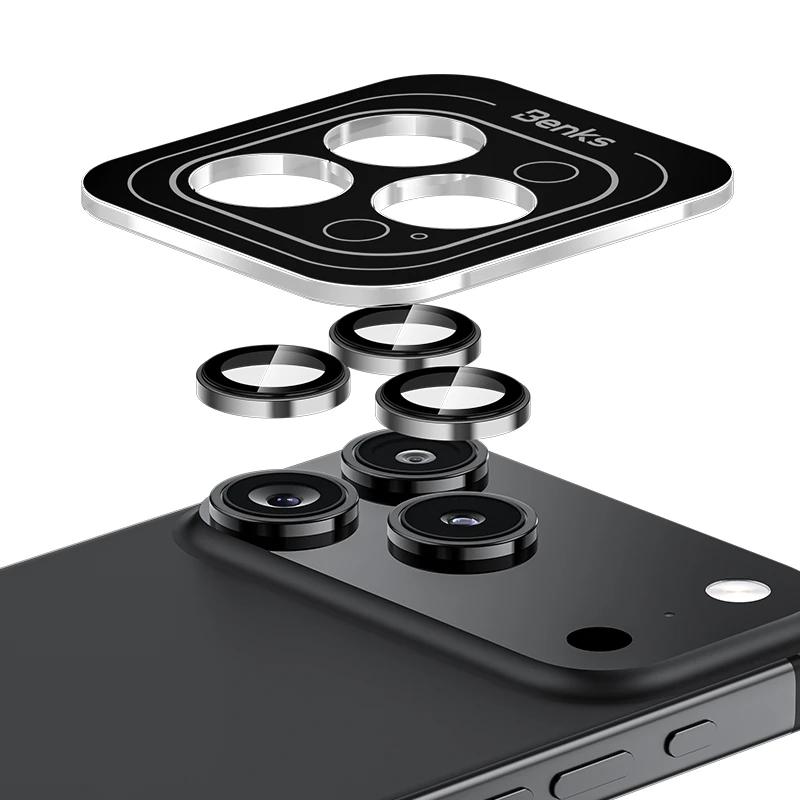 Apple iPhone 17 Pro Max Benks DR Safir Kamera Lens Koruyucu