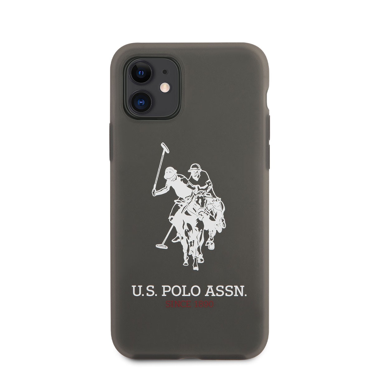 iPhone 11 Kılıf U.S. POLO ASSN. Transparan Silikon Büyük Logo Dizayn Kılıf