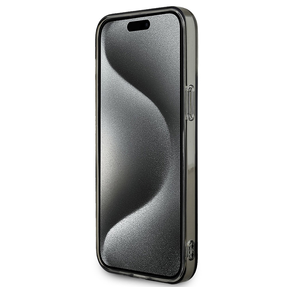 Apple iPhone 14 Pro Max Kılıf BMW Orjinal Lisanslı Yarı Transparan M Dizayn Çizgili Kapak