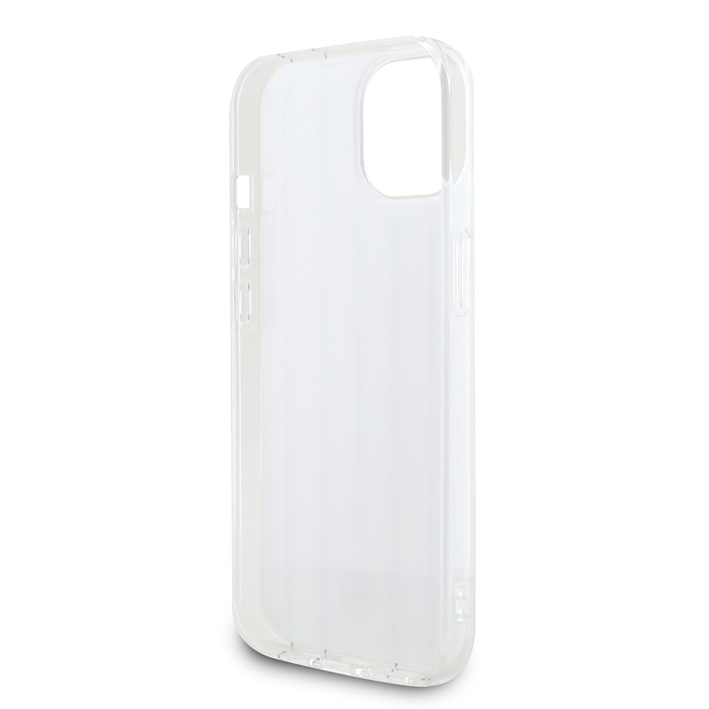 Apple iPhone 15 Mercedes Benz Orjinal Lisanslı New Urban 3 IML Baskılı Paralel Çizgi Desenli Kapak