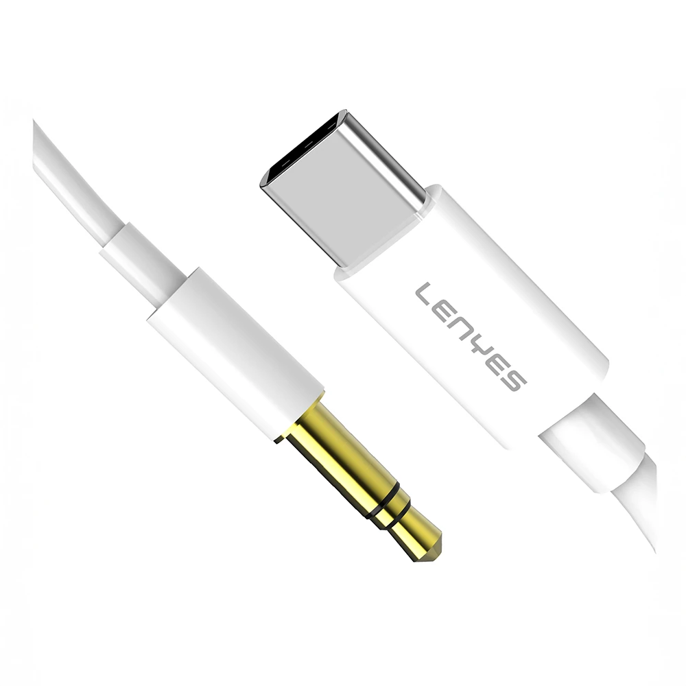 Lenyes AX106 Lightning to 3.5mm AUX Audio Kablo 1M