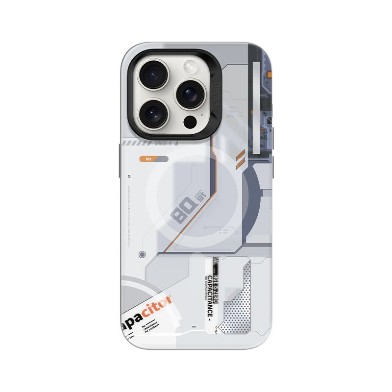 Apple iPhone 14 Pro Max Kılıf M-safe Şarj Özellikli Mekanik Tasarımlı Benks Perspective Serisi Kapak