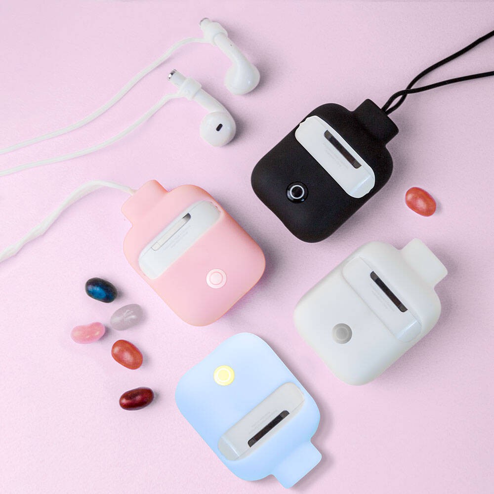 Airpods Kılıf Boyun Askılı Jelly Bean Tasarımlı Lisanslı Switcheasy ColorBuddy Kapak