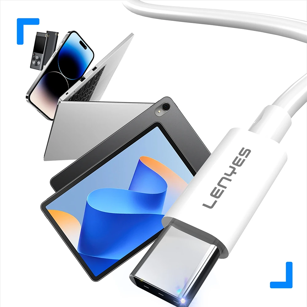 Lenyes AX106 Lightning to 3.5mm AUX Audio Kablo 1M