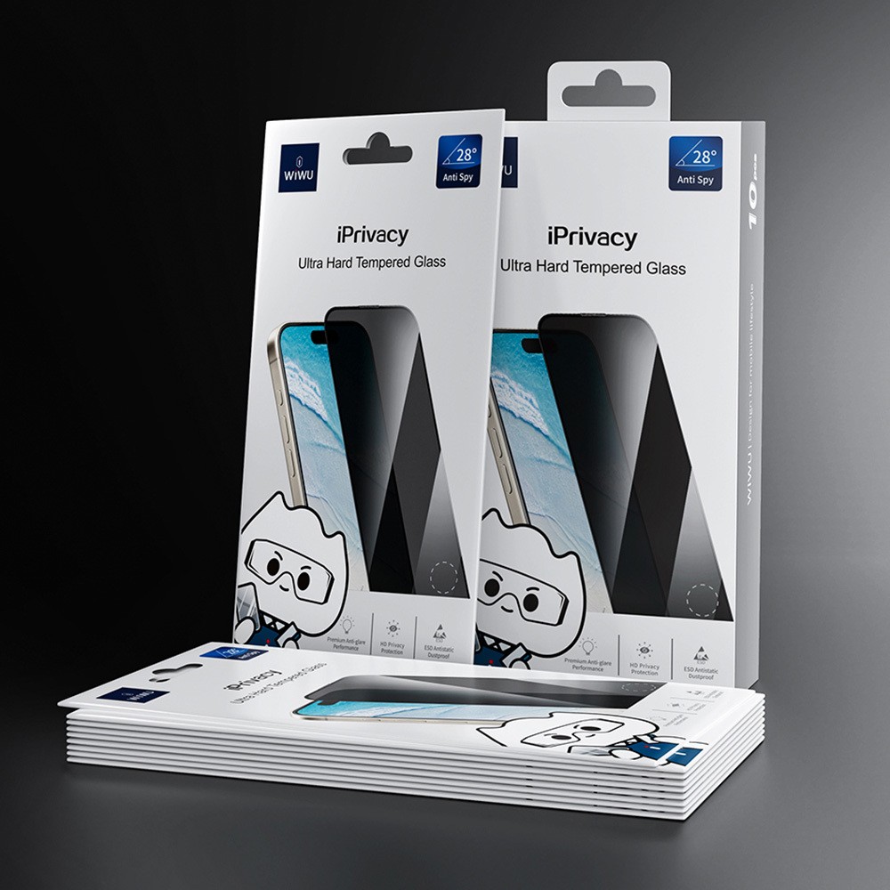 iPhone 11 Wiwu GT-015 Oleofobik Darbeye Karşı Dayanıklı Temperli Ekran Koruyucu 10'lu Paket