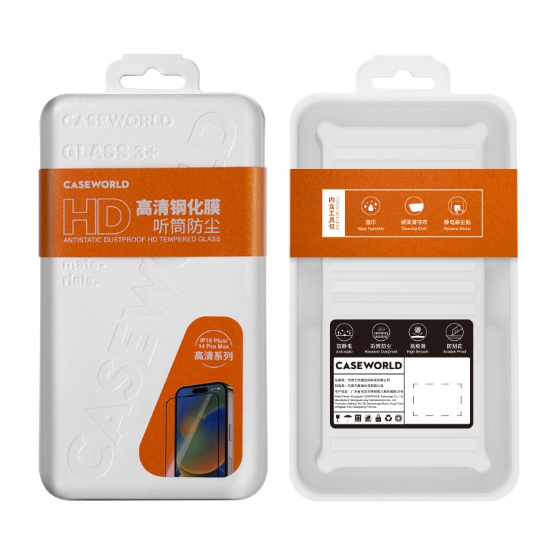 Apple iPhone 15 Pro Max CaseWorld HD Serisi 0.33mm Temperli Cam Ekran Koruyucu