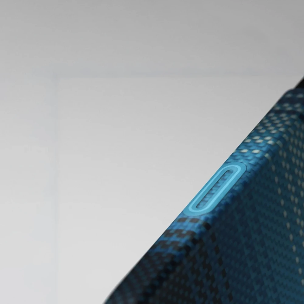 Apple iPhone 17 Kılıf M-safe Şarj Özellikli Aramid Fiber Pitaka Tactile Woven Sunset-Moonrise Serisi Sunset Kapak