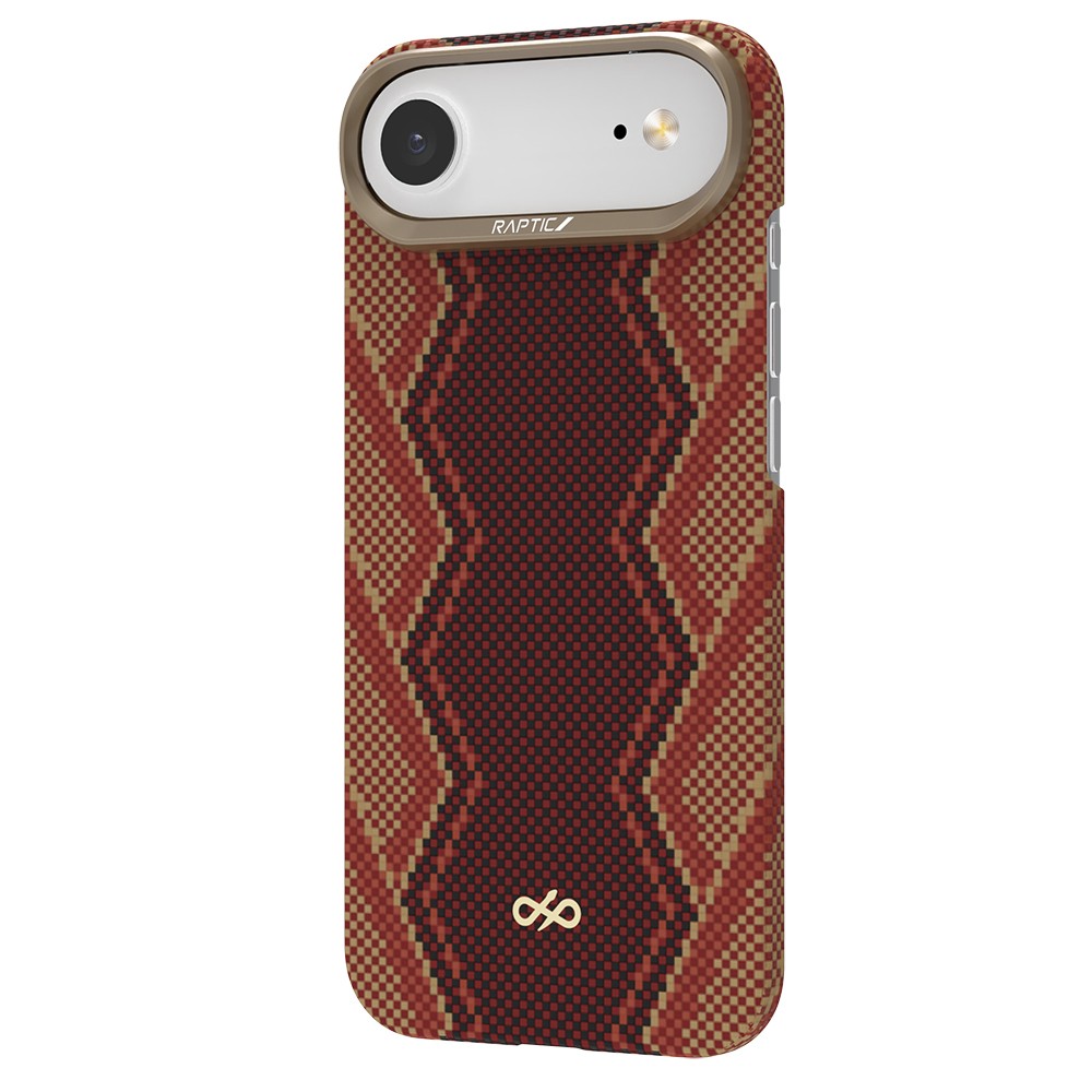 Apple iPhone 17 Air Kılıf M-safe Şarj Özellikli Raptic Aramid Skin Bionic Serisi Kapak